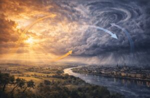 What atmospheric factors are influencing Europe’s weather stability