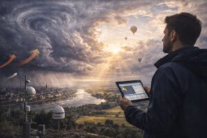 Which warning signals do meteorologists monitor most closely